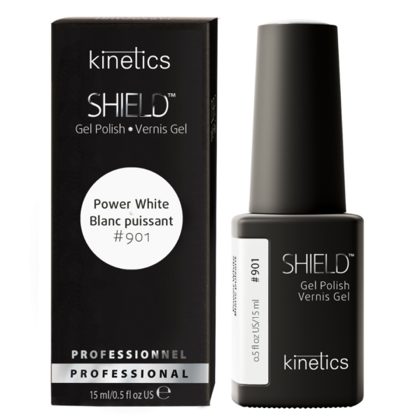 Kinetics SHIELD Gel Polish Power White #901