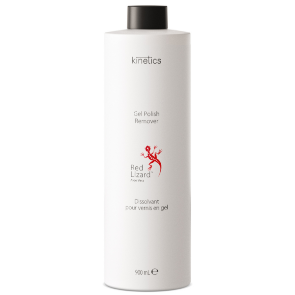 Kinetics Gel Polish Remover Red Lizard with Aloe Vera scent 960 ml